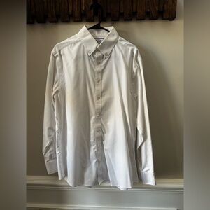 Three Identical Charles Tyrwhitt White Button-Down Non-Iron Shirt